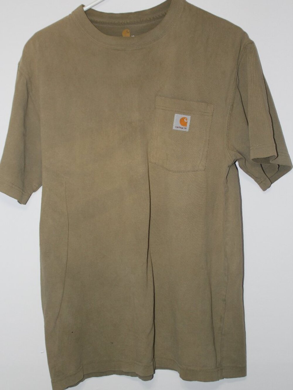 Carhartt Original Fit Pocket T-Shirt Men’s Medium Brown Workwear Tee